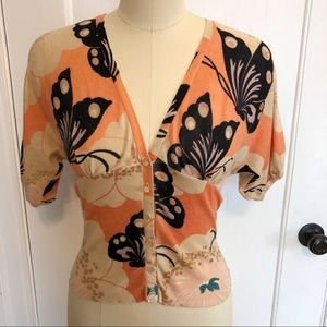 Lucky Brand Butterfly Cardigan